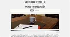 Desktop Screenshot of moderntaxllc.com