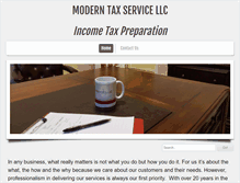Tablet Screenshot of moderntaxllc.com